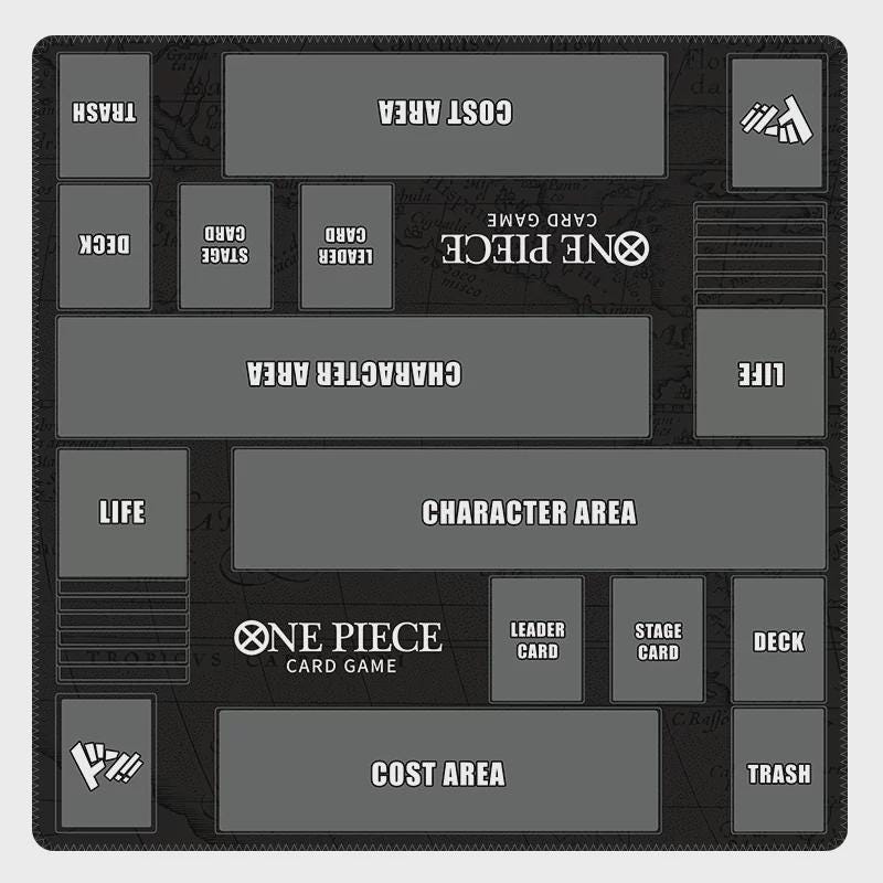 Two-Player One Piece Duel Playmat