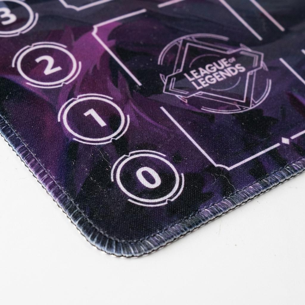 Ahri Arcana Riftbound LOL Playmat - League of Legends Inspired Trading Card Game - 24" x 14" inches (600 x 350 x 2 mm) Stitched Edges