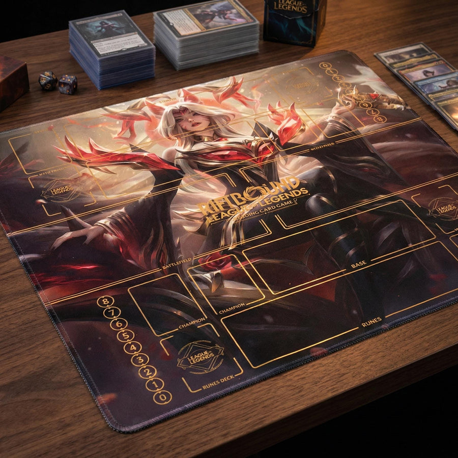 Ahri Two-Player Riftbound Playmat