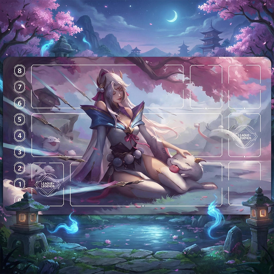 Irelia Spirit Blossom Riftbound Playmat