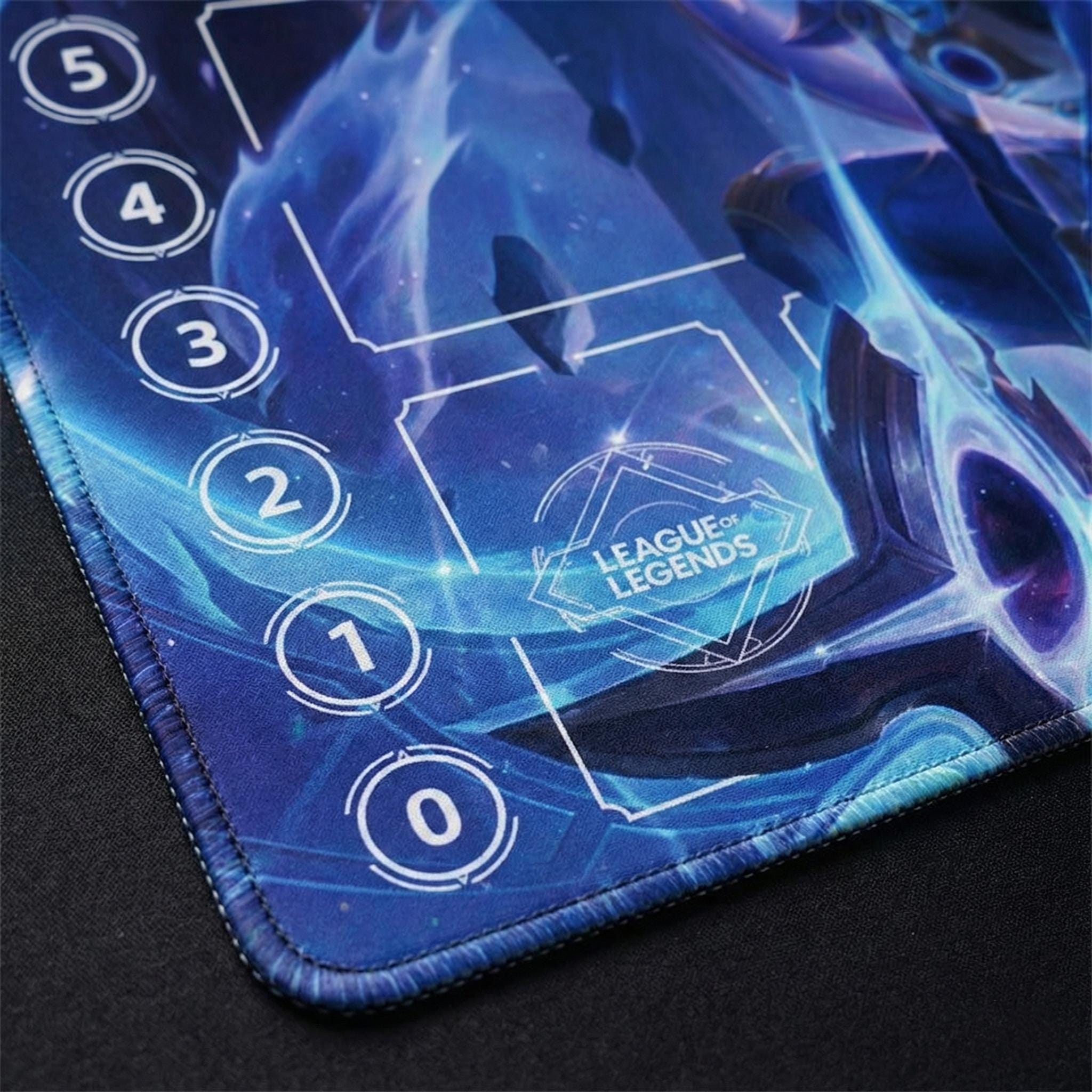 Yasuo Arcana Riftbound LOL Playmat - League of Legends Inspired Trading Card Game - 24" x 14" inches (600 x 350 x 2 mm) Stitched Edges