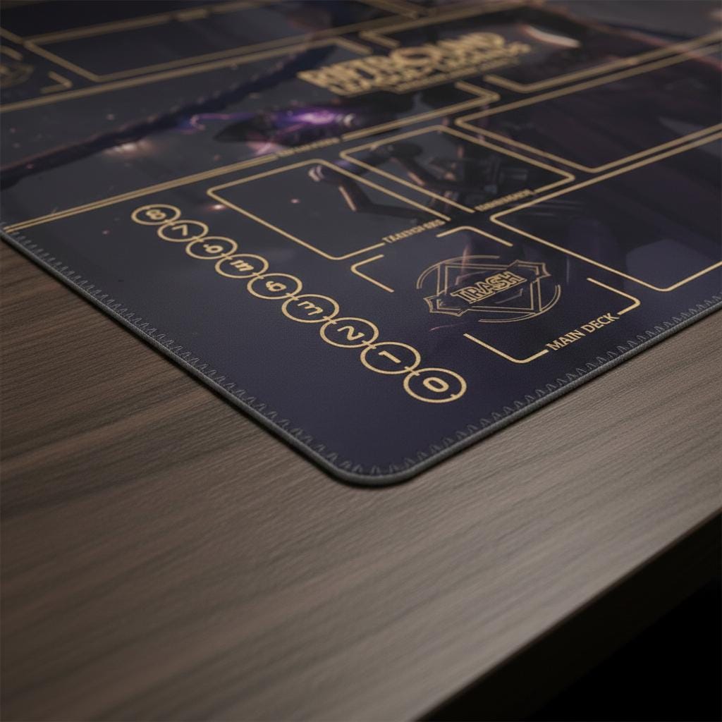 Jinx Arcane Duo Zones Riftbound Playmat LOL - League of Legends Trading Card Game - 24" x 24" inches (60x60 cm) Two Player Battlefield