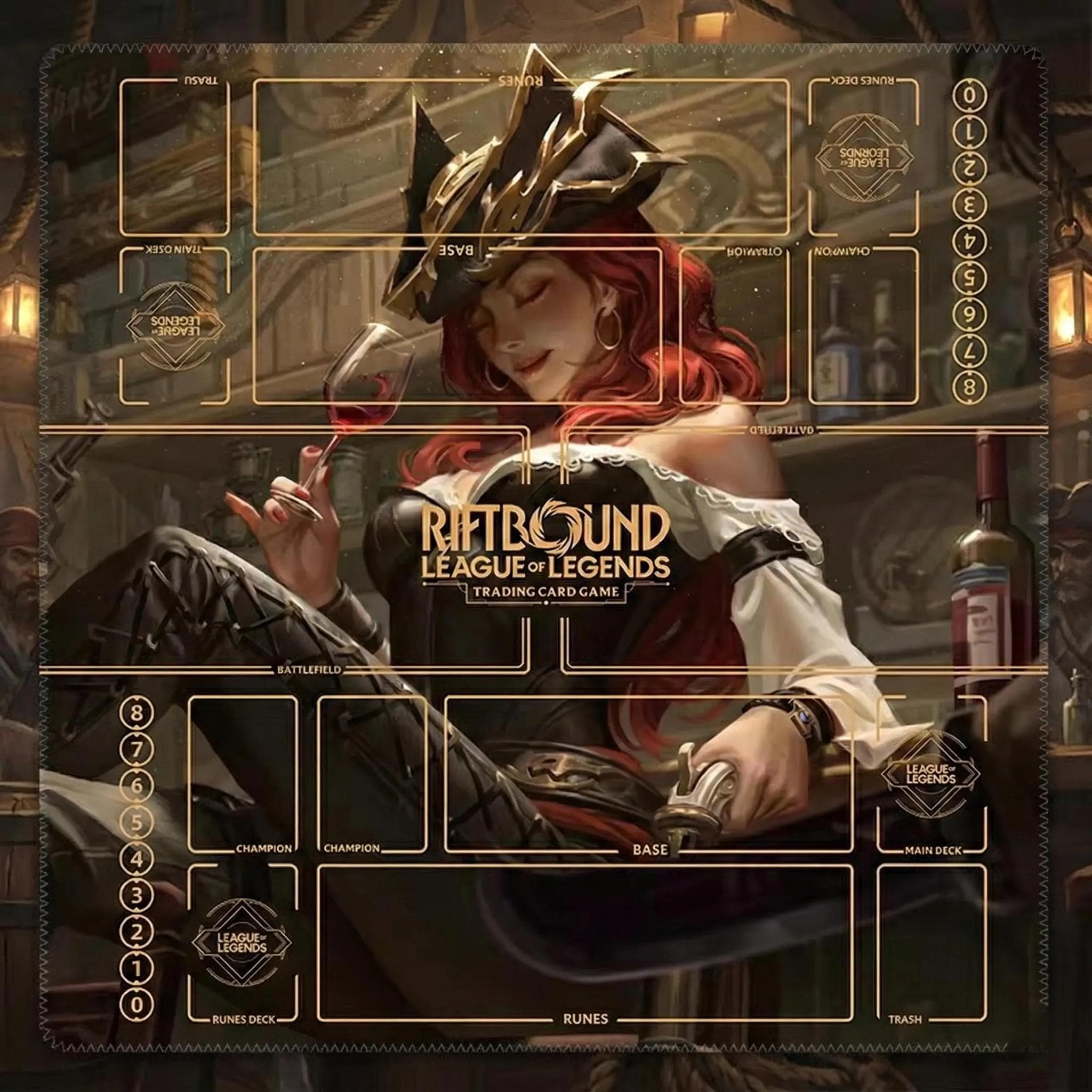 Miss Fortune Riftbound Playmat Two Players