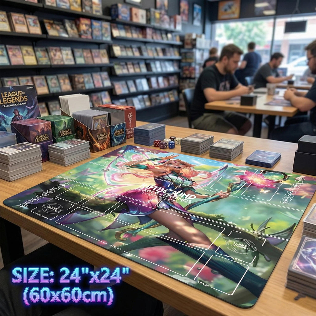 Seraphine Riftbound Two-Player Playmat