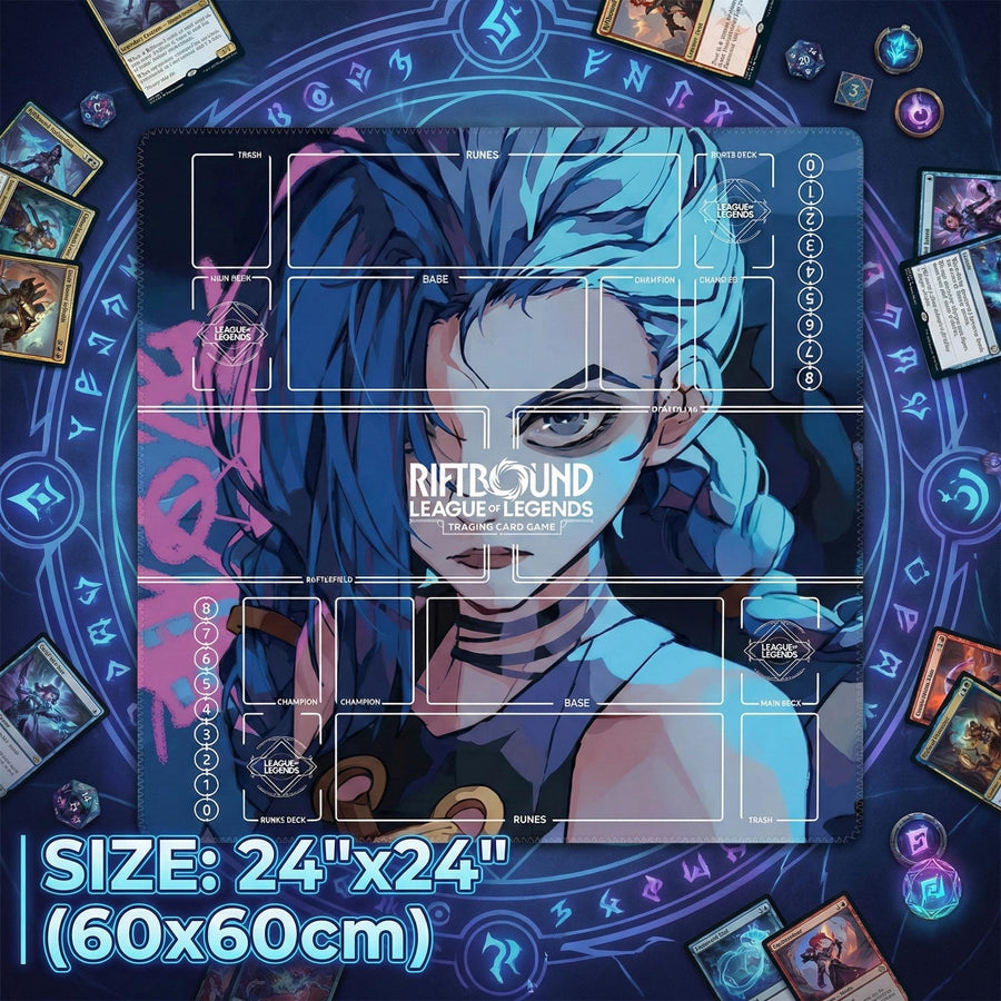 Jinx Riftbound Two-Player Playmat