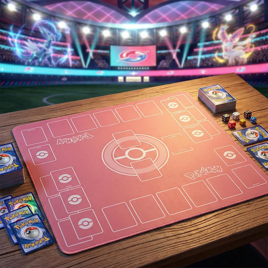 Multi-Color Two-Player Pokemon Playmat