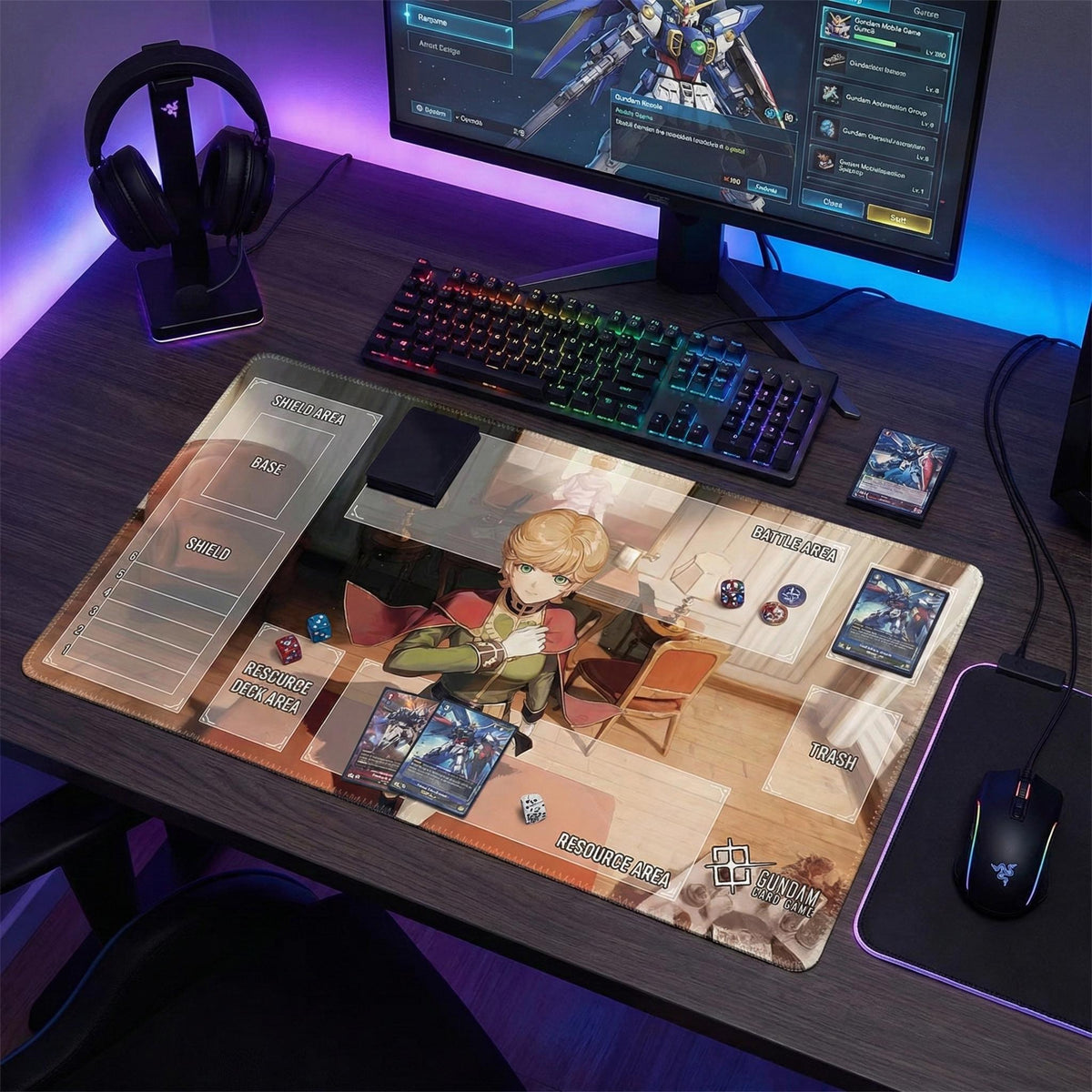 Audrey Burne Mineva Lao Zabi Gundam Playmat