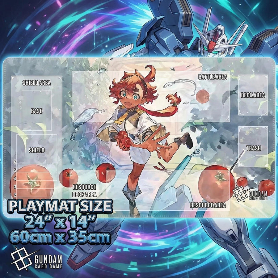 Suletta Mercury & Aerial Gundam Playmat