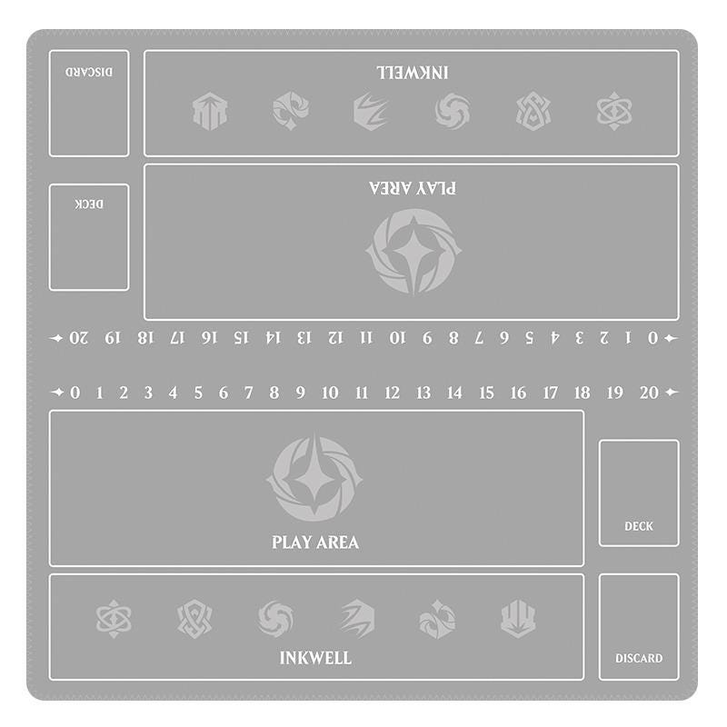 Multi-Color Two-Player Lorcana Playmat