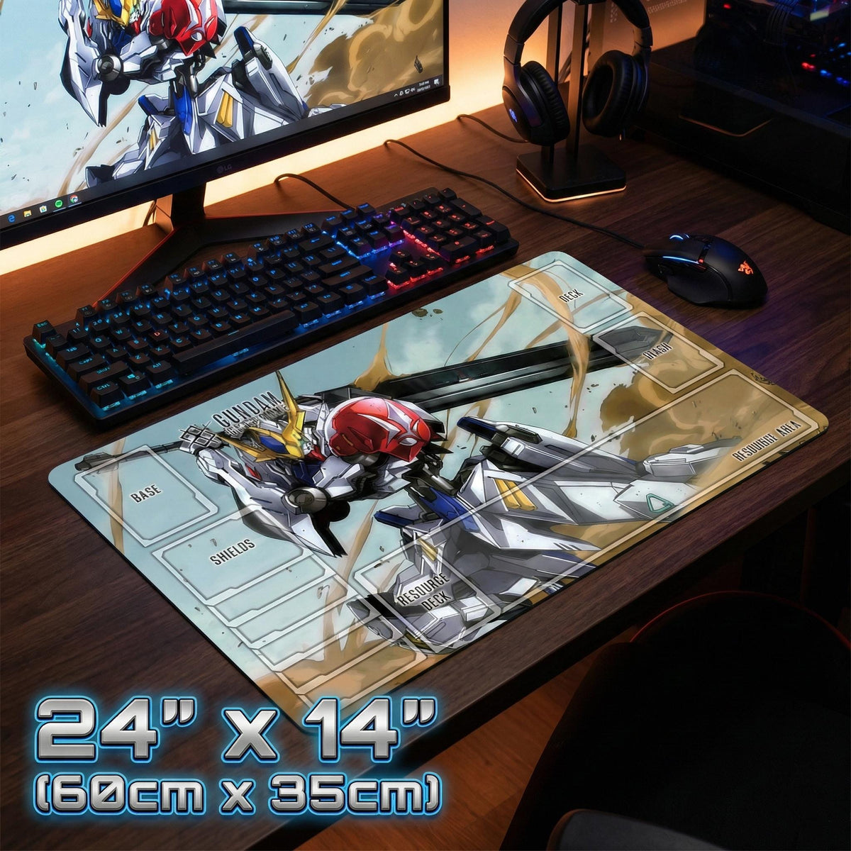 ASW-G-08 Barbatos Lupus Rex Gundam Playmat
