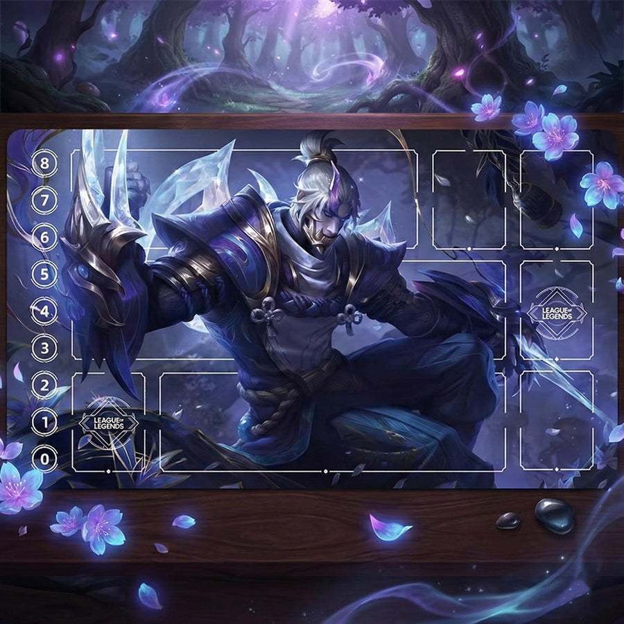 Zed Prestige Spirit Blossom Riftbound Playmat