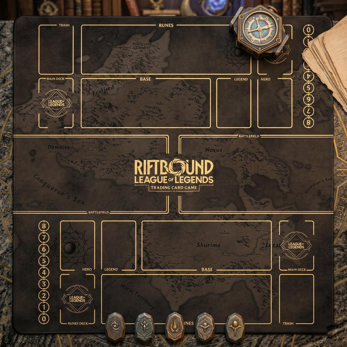 Riftbound Two-Player Duo Zones Playmat