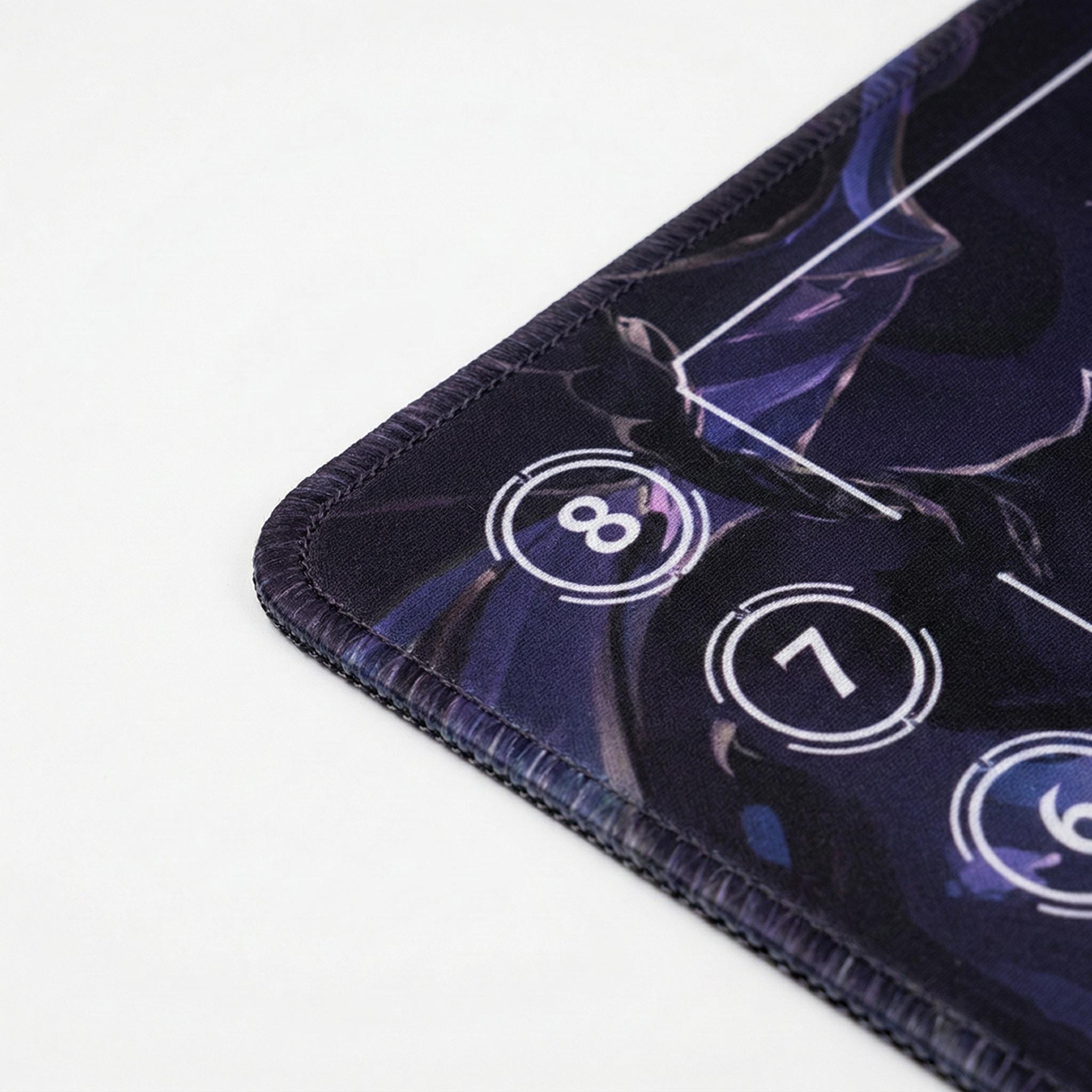 Akali Riftbound Playmat LOL - League of Legends Inspired Trading Card Game - 24" x 14" inches (600 x 350 mm) Stitched Edges