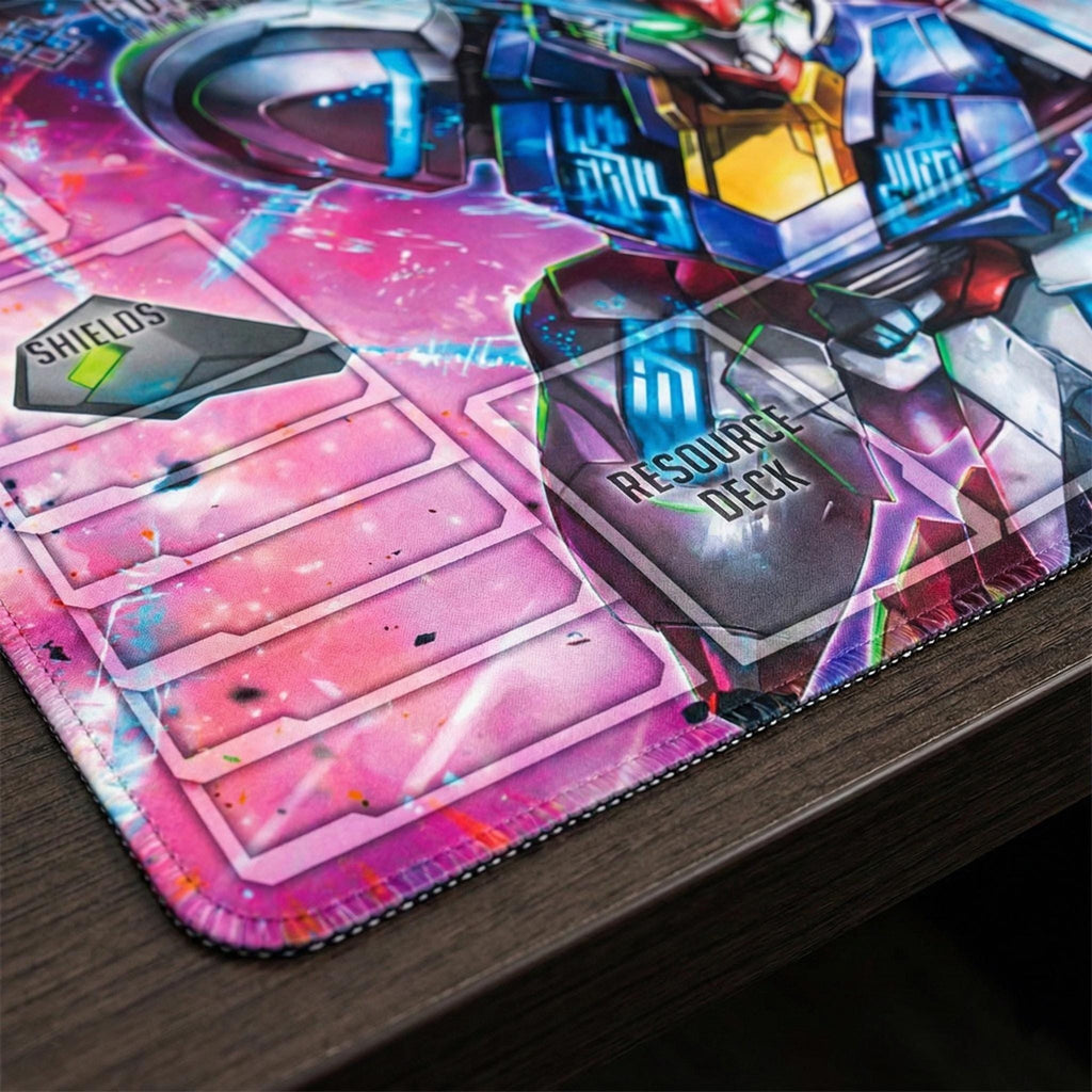 Gundam Aerial Card Game Playmat | Witch from Mercury Zones 24x14 | Mecha Mobile Suit TCG Mat | Custom Anime Desk Mat Gift for Gamers