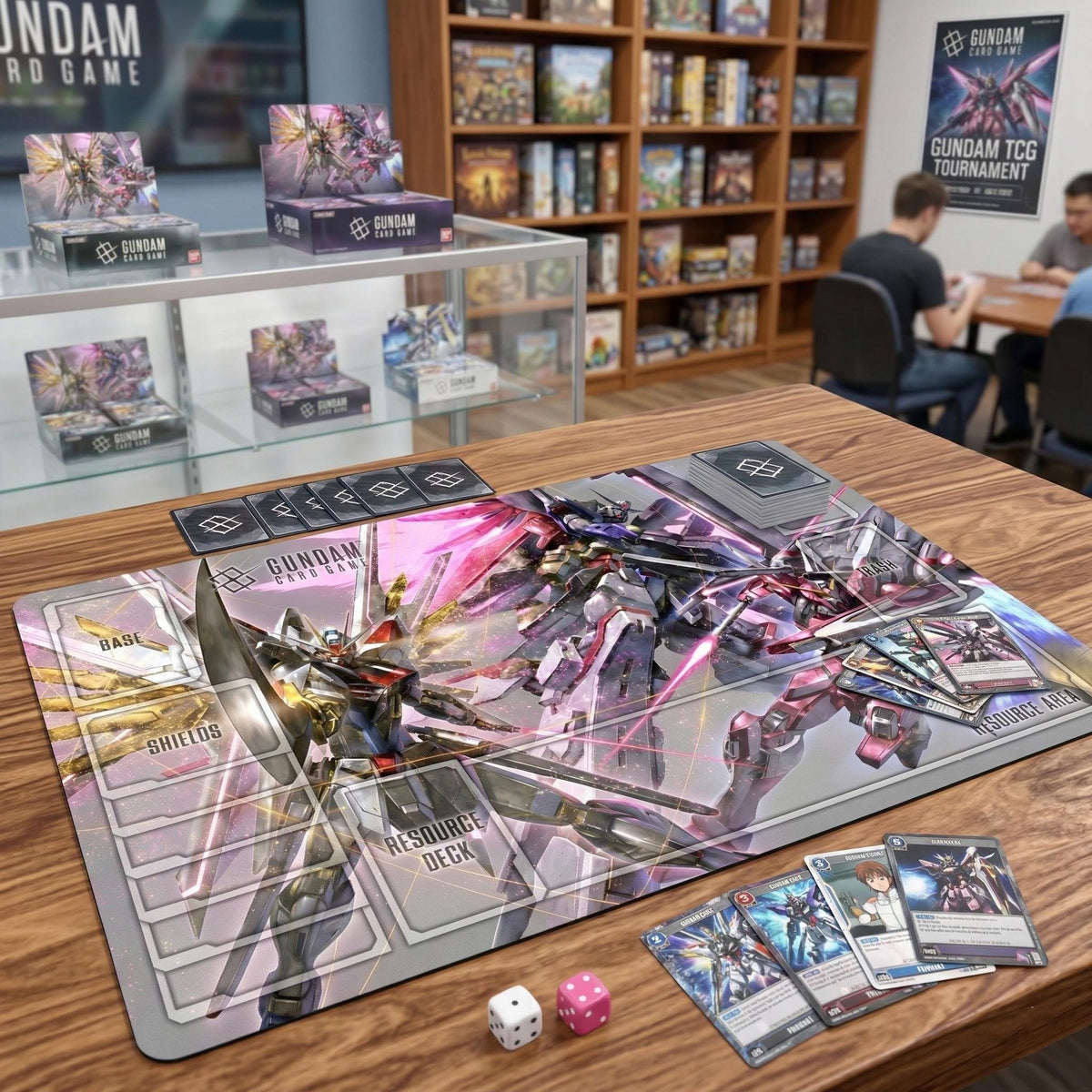 Rising Freedom & Immortal Justice Gundam Playmat