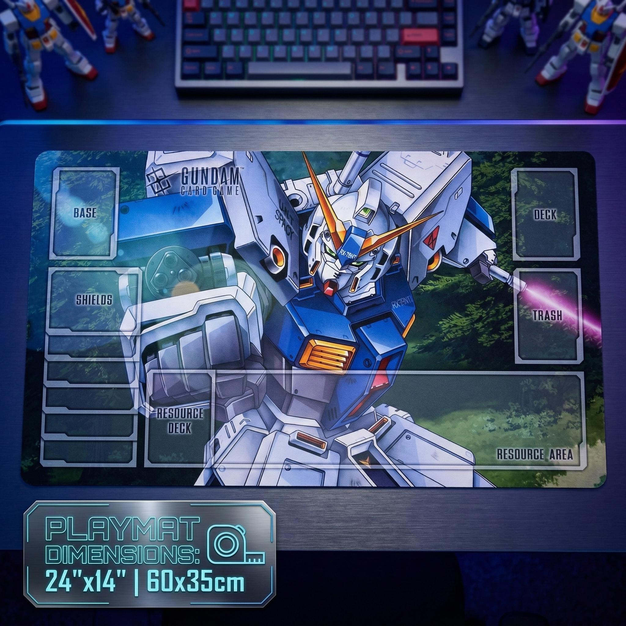 Gundam TCG Playmat RX-78NT-1 Alex TCG Card Game PlayMat