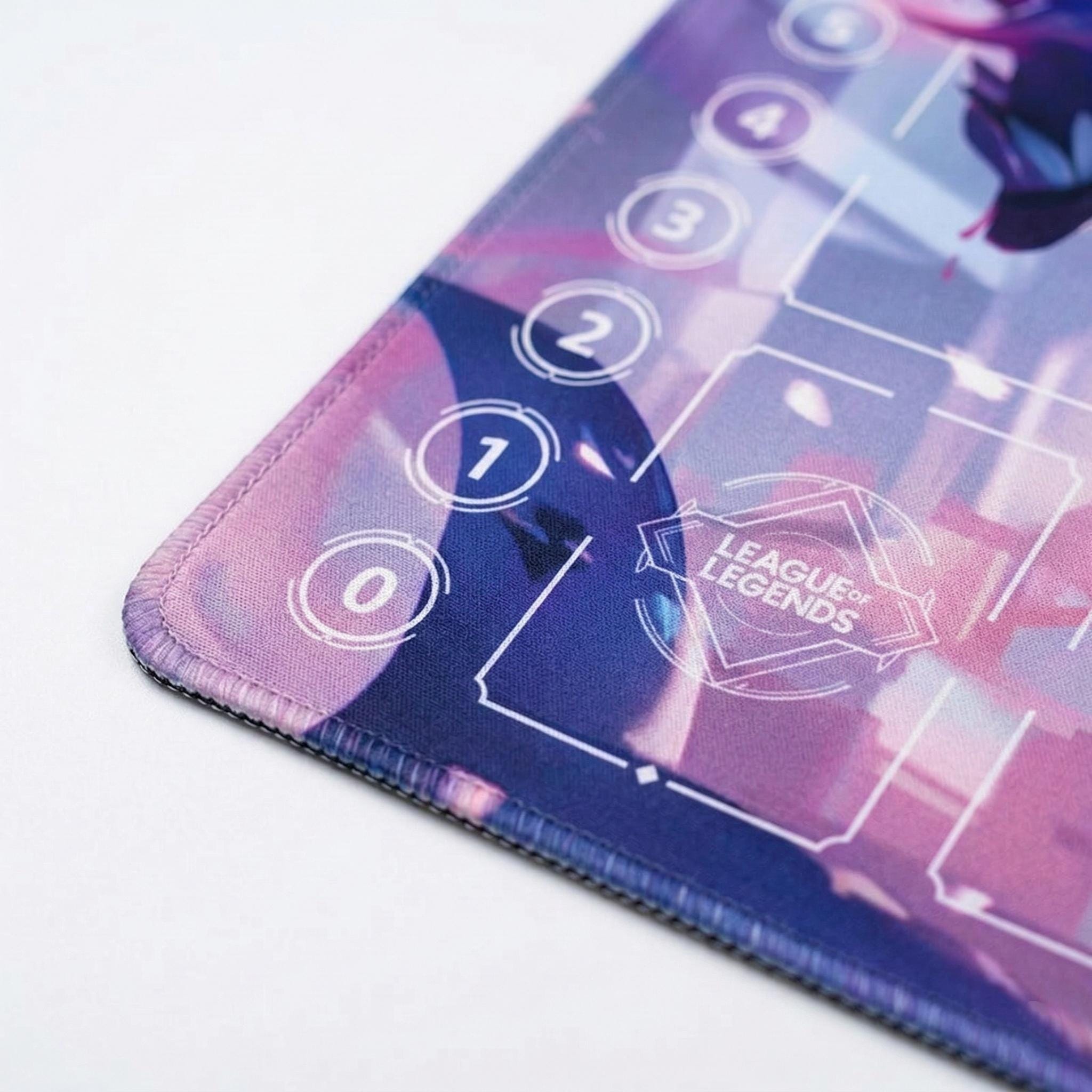 Jinx Arcane Riftbound LOL Playmat - League of Legends Inspired Trading Card Game - 24" x 14" inches (600 x 350 x 2 mm) Stitched Edges