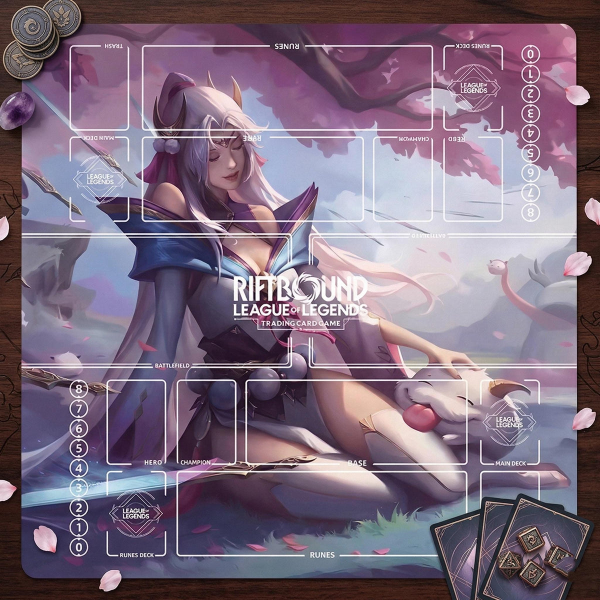 Irelia Spirit Blossom Two-Player Playmat