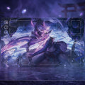 Akali Riftbound Playmat Stitched Edges - League of Legends Inspired Trading Card Game - 24" x 14" inches (600 x 350 mm)