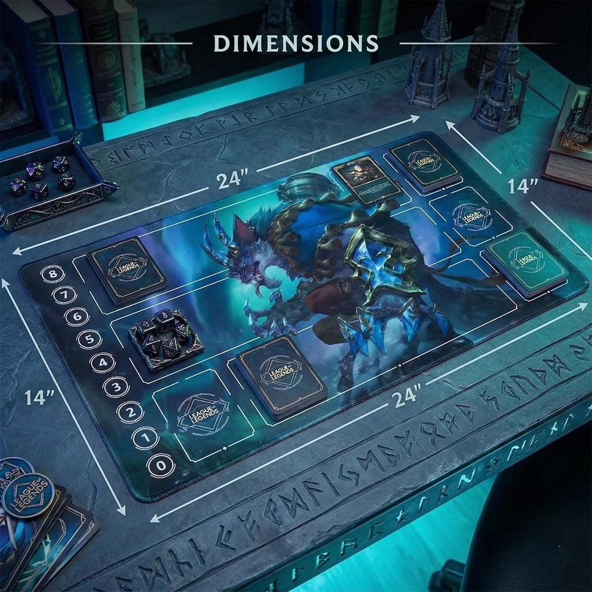 Warwick Riftbound Playmat