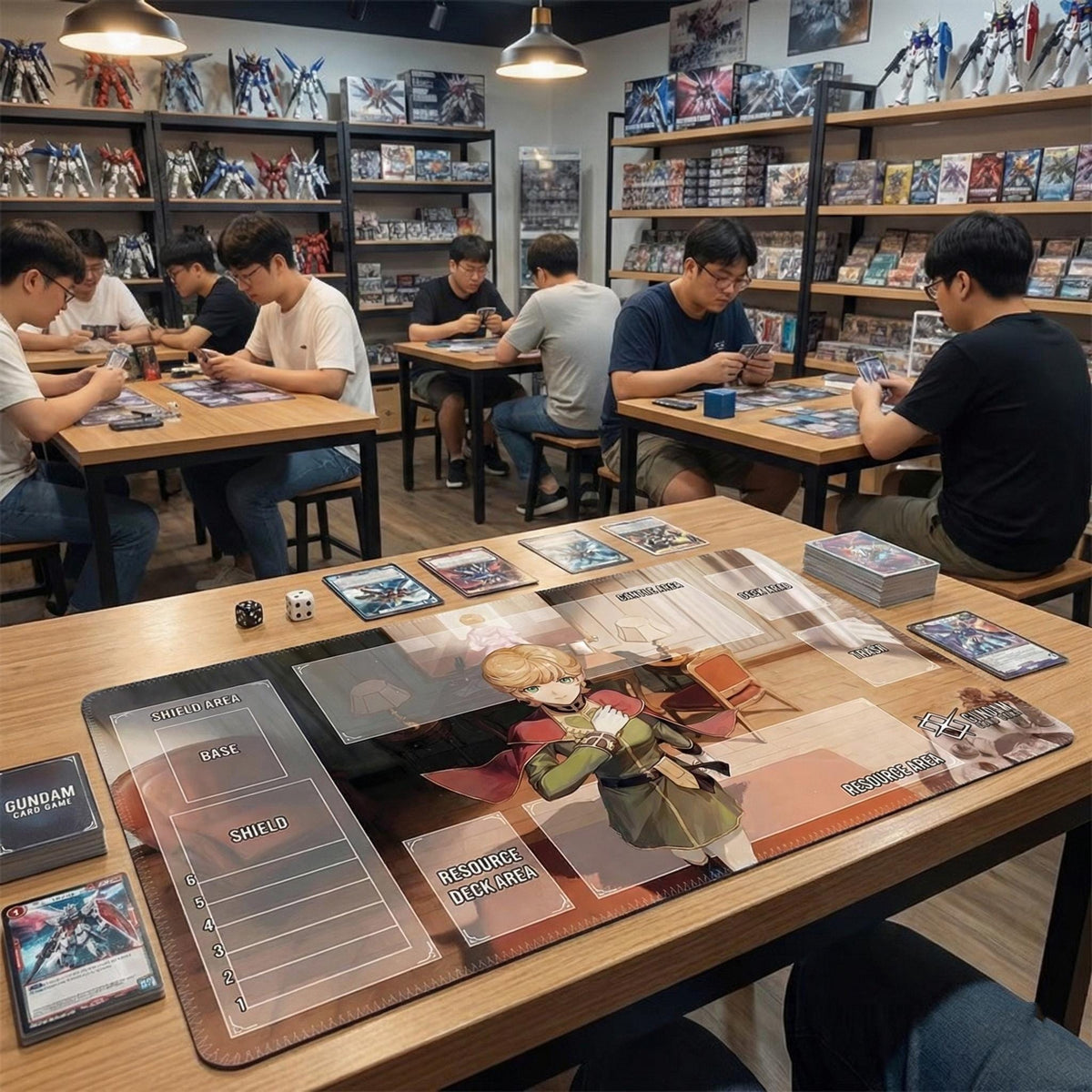 Audrey Burne Mineva Lao Zabi Gundam Playmat