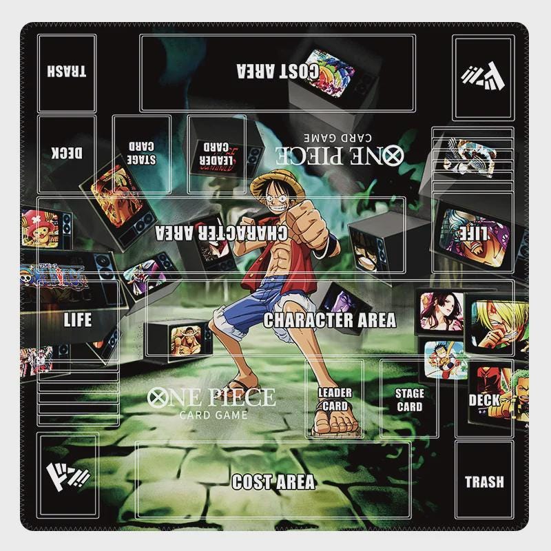 Monkey D. Luffy Two-Player One Piece Playmat