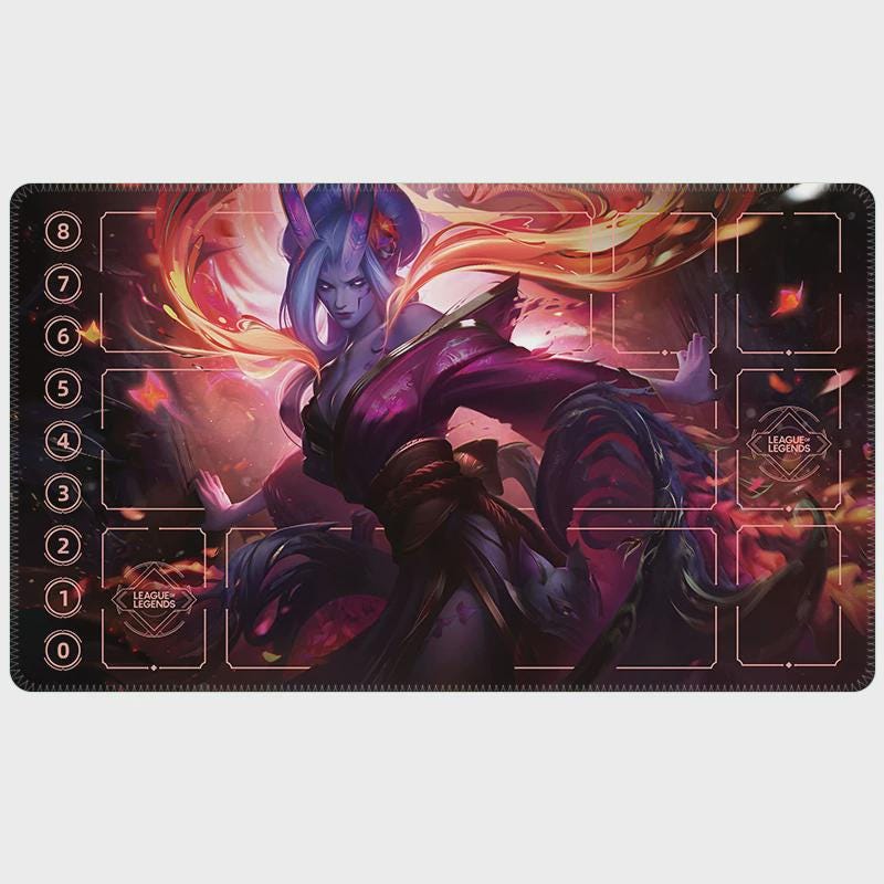Ahri Spirit Blossom Riftbound Spielmatte