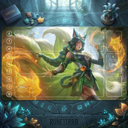 Ahri Laiguo Skin Riftbound Playmat