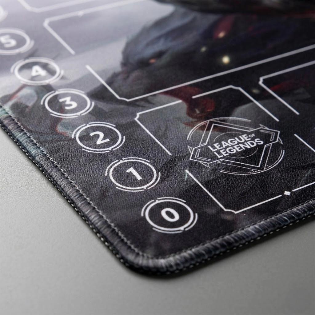 Darius League of Legends Riftbound Playmat | Trading Card Game Playmat | LOL Desk Mat | 24" x 14" inches Stitched Edges