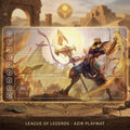 Azir League of Legends Riftbound Playmat | Trading Card Game Pad | LOL Desk Mat | 24" x 14" inches Stitched Edges