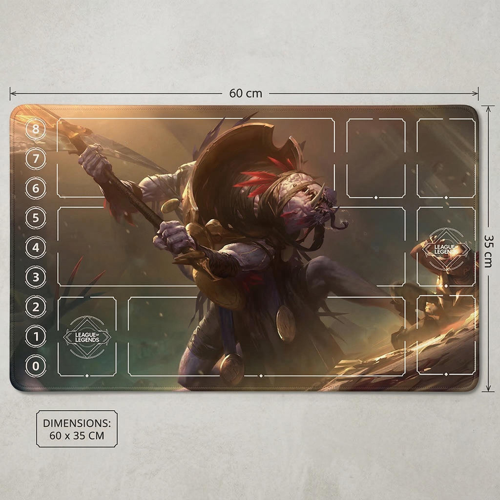 Twitch League of Legends Riftbound Playmat | LOL TCG Desk Mat | 600x350x2mm Stitched Edges