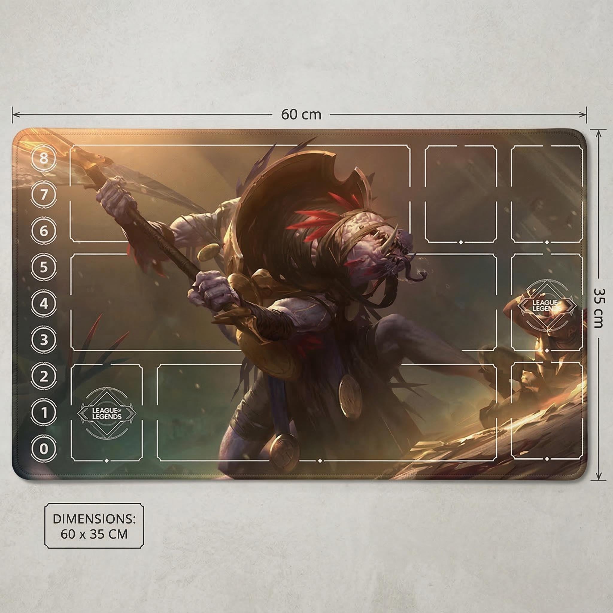 Twitch League of Legends Riftbound Playmat | LOL TCG Desk Mat | 600x350x2mm Stitched Edges