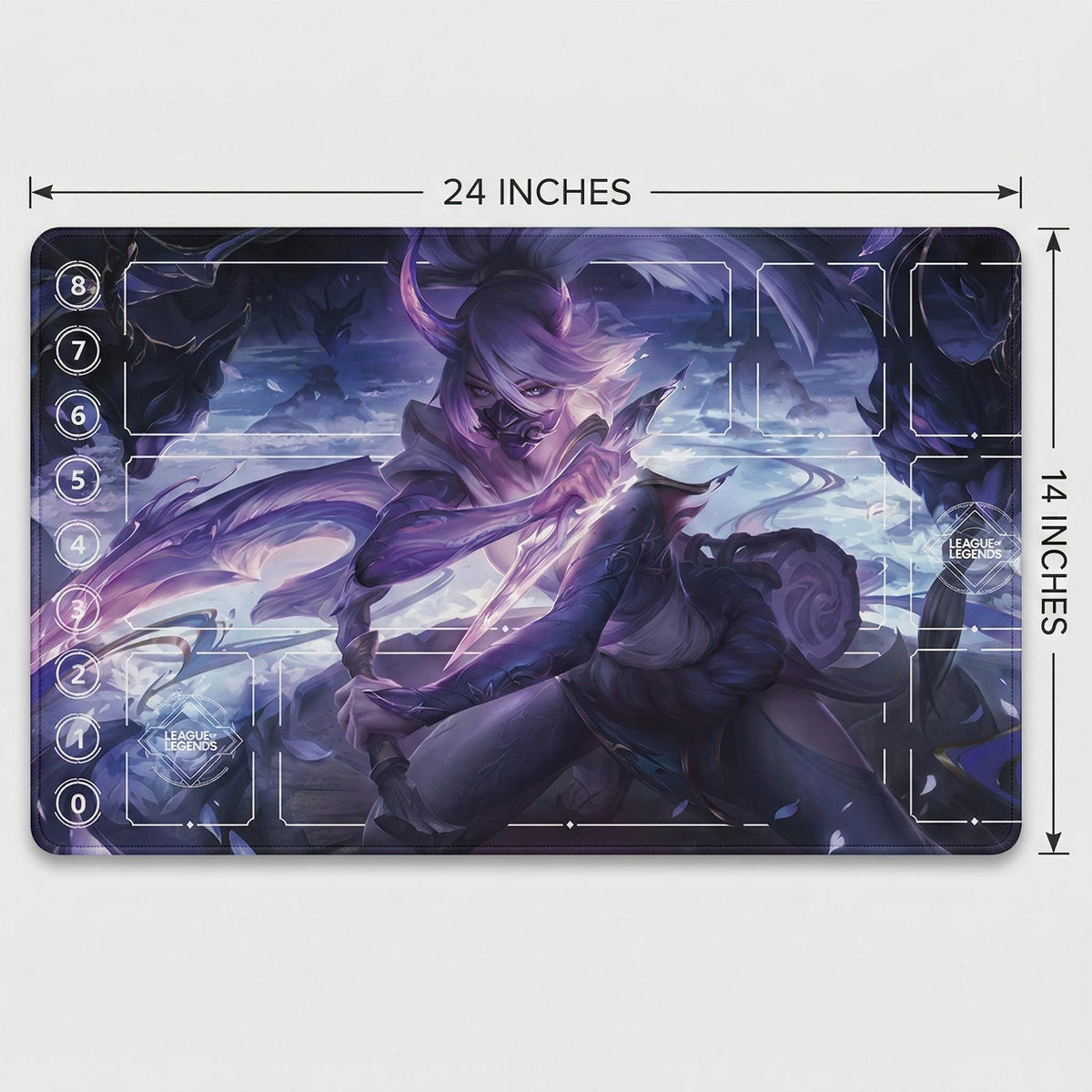 Akali Riftbound Playmat II