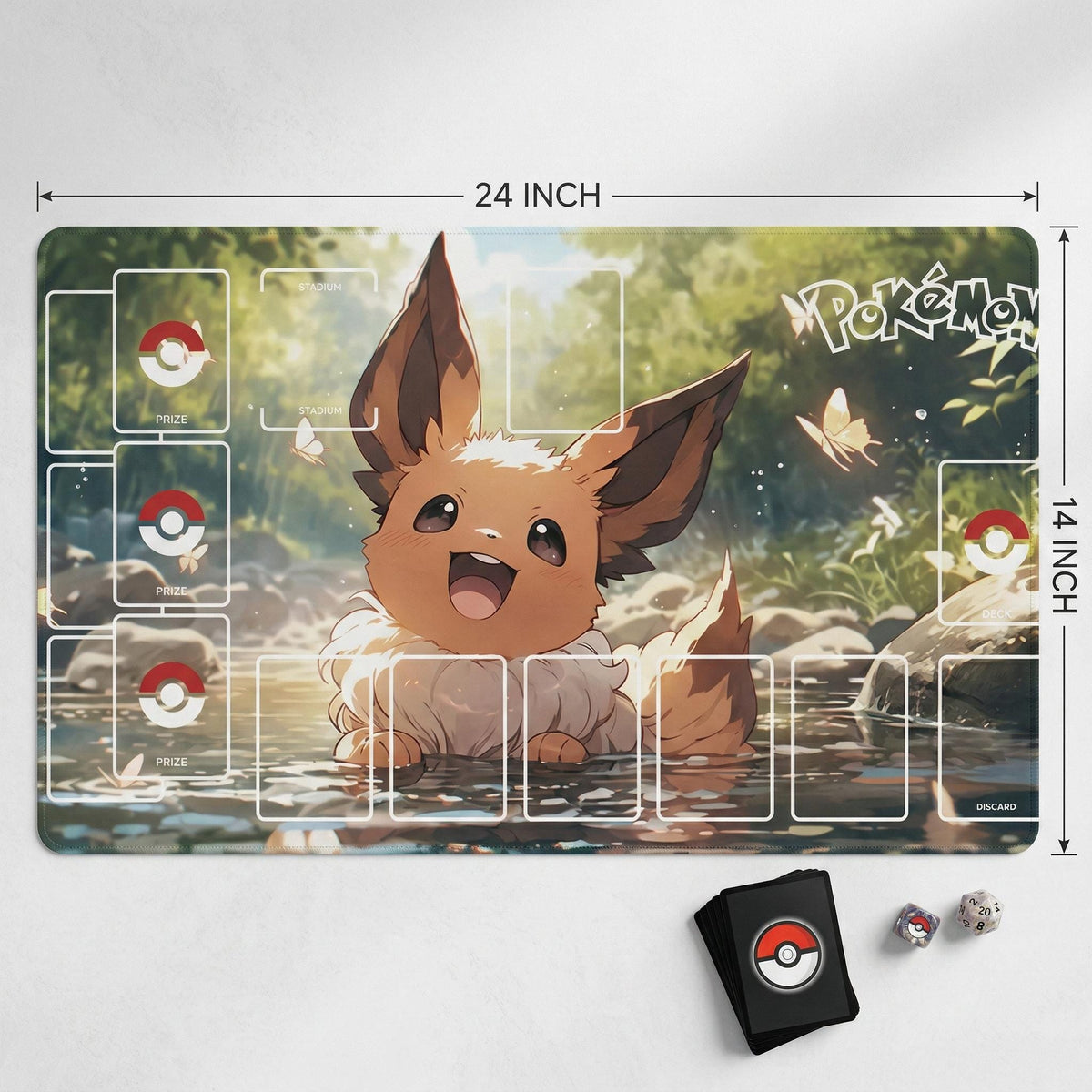 Eevee Eeveelution Pokémon-Spielmatte