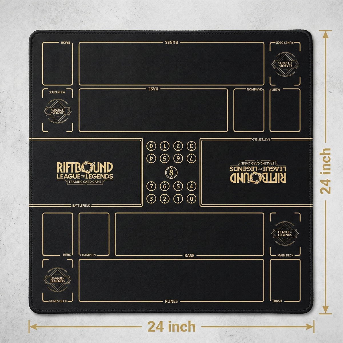 Two-Player Riftbound Playmat