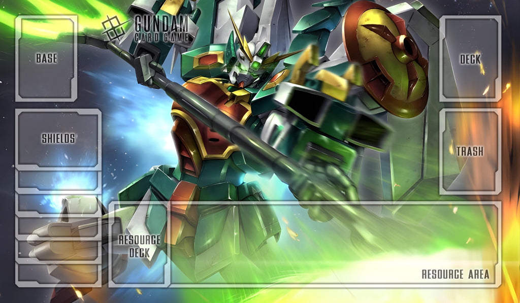 Gundam TCG Playmat | Gundam Card Game Desk Mat | Anime Gaming Accessory | 24x14 TCG Mat with Zones | Gift for Gundam Fans