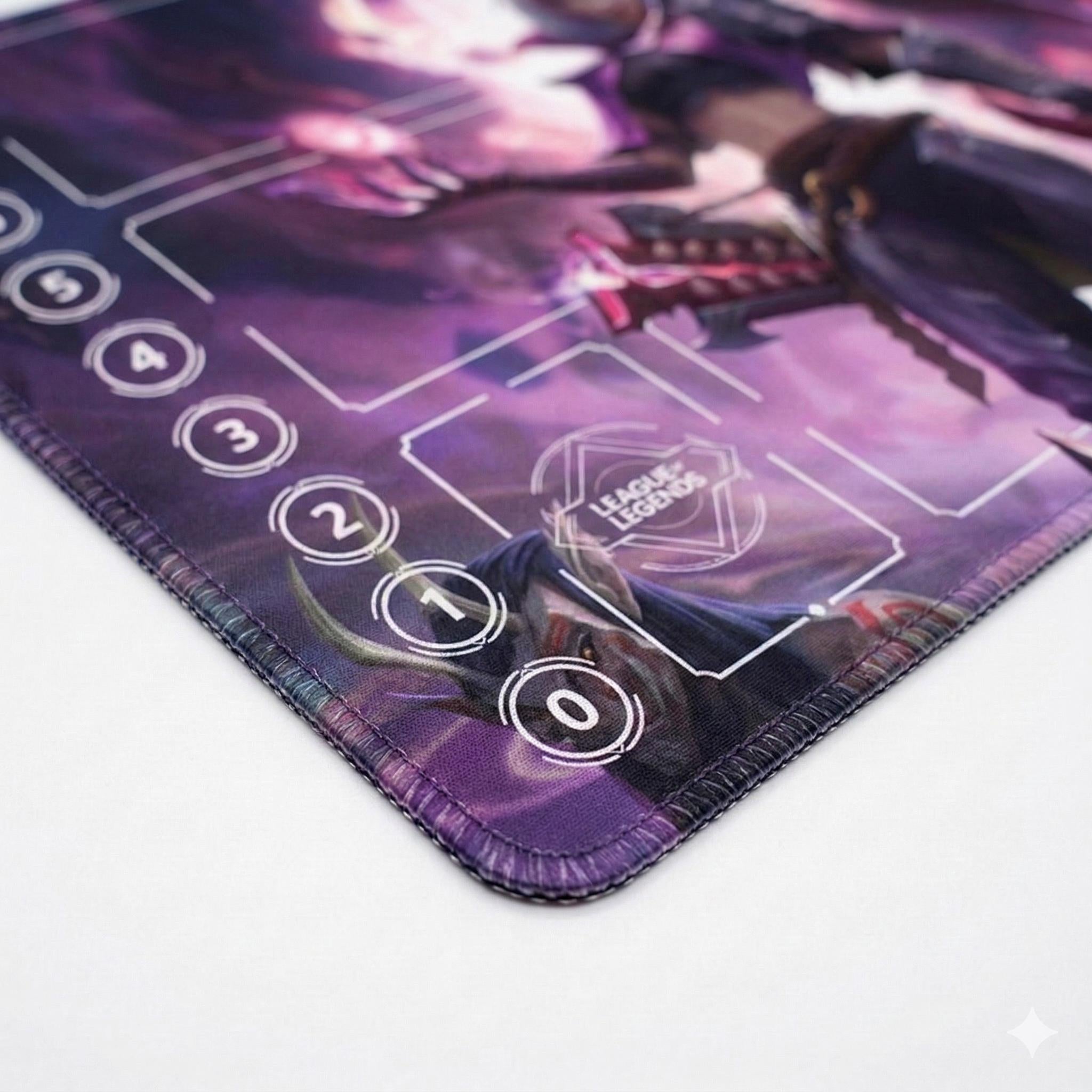 Briar Riftbound LOL Playmat - League of Legends Inspired Trading Card Game - 24" x 14" inches (600 x 350 x 2 mm) Stitched Edges
