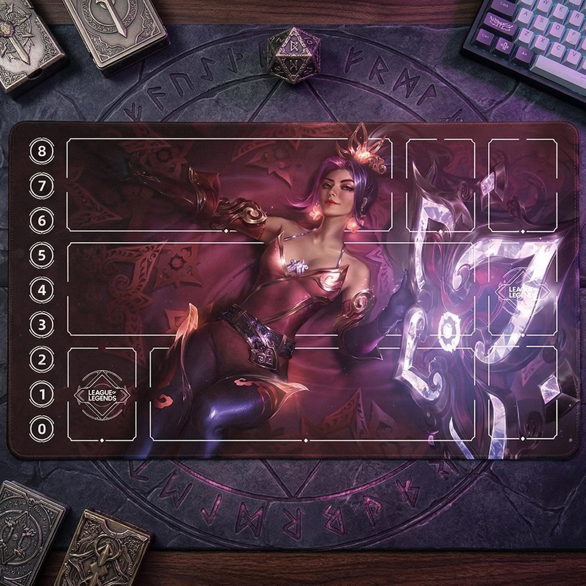 Seraphine Graceful Phoenix Riftbound Playmat