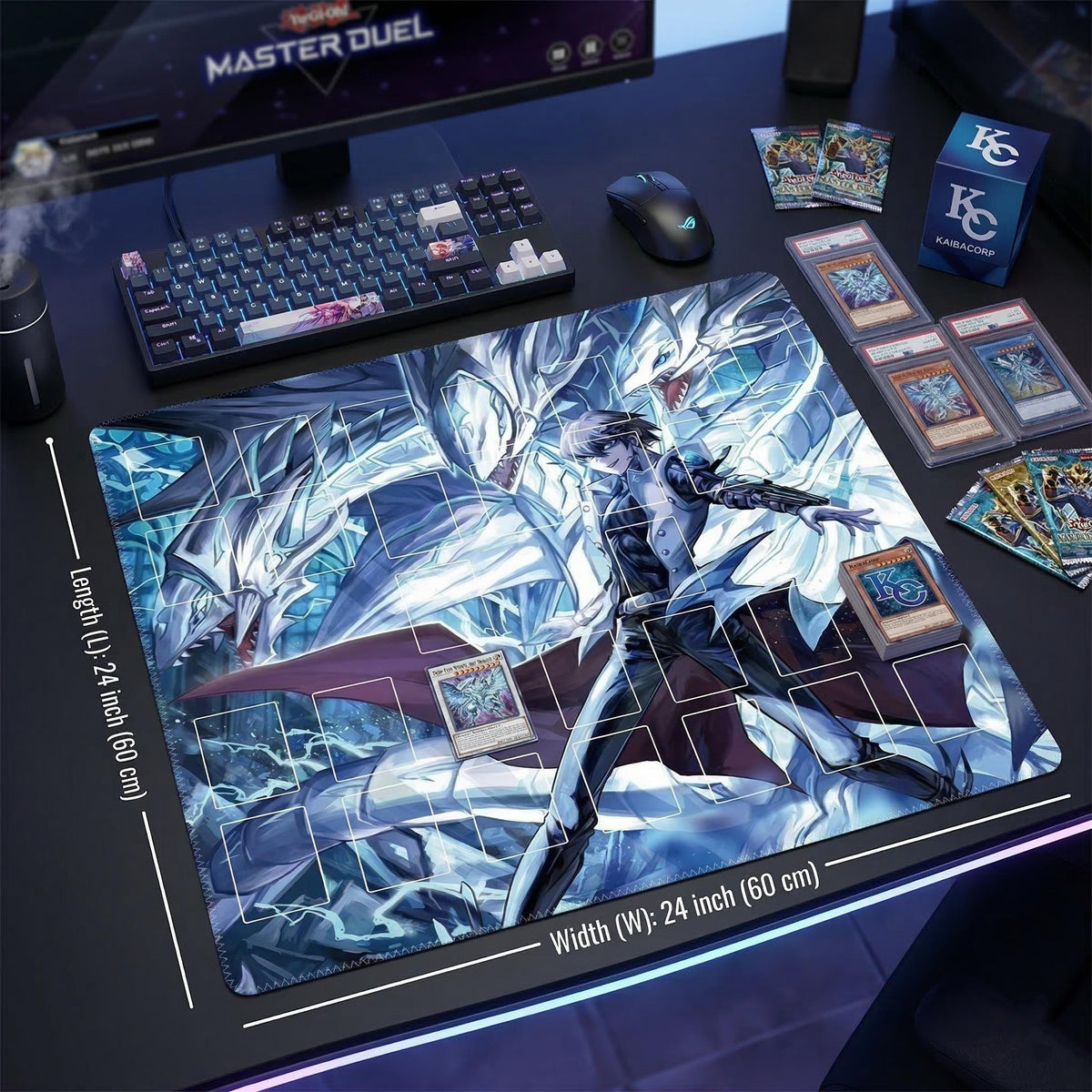Seto Kaiba Dragon Two-Player Yu-Gi-Oh! Playmat