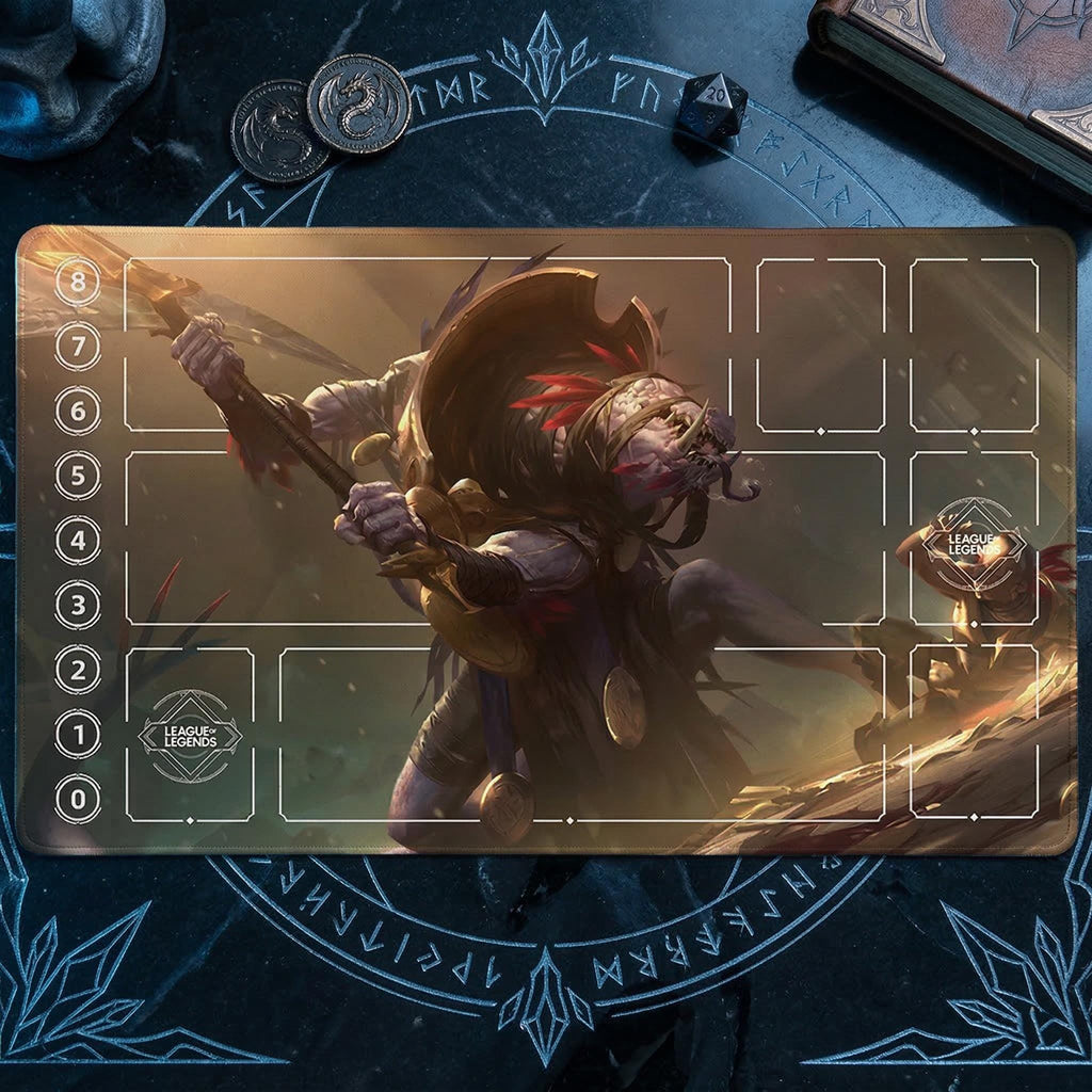 Twitch League of Legends Riftbound Playmat | LOL TCG Desk Mat | 600x350x2mm Stitched Edges
