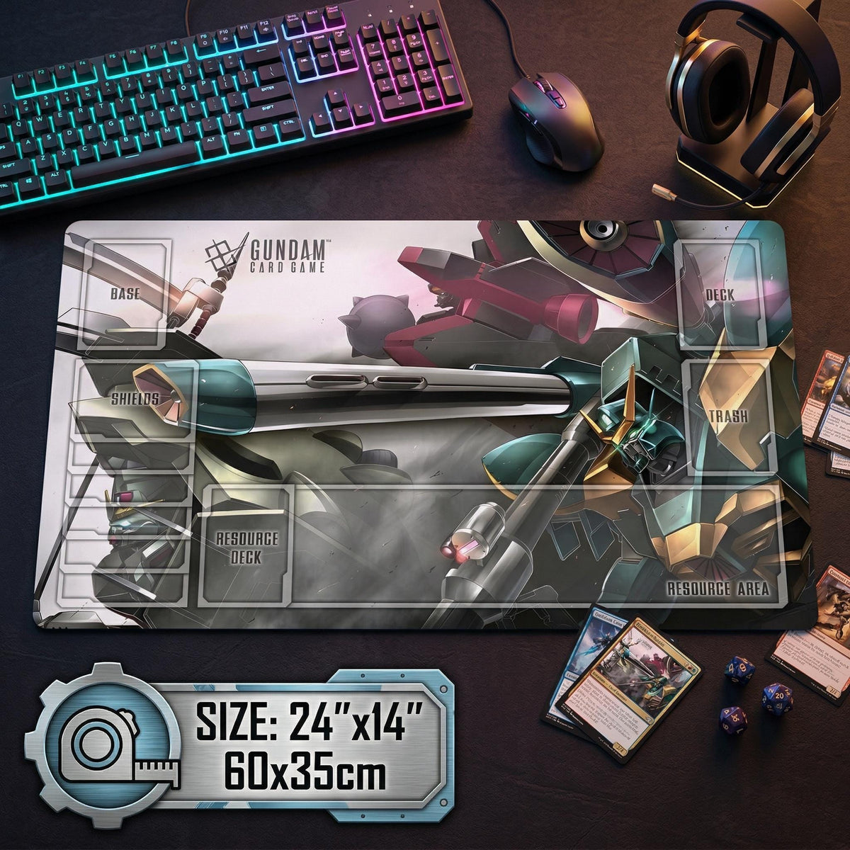 Custom Gundam Playmat