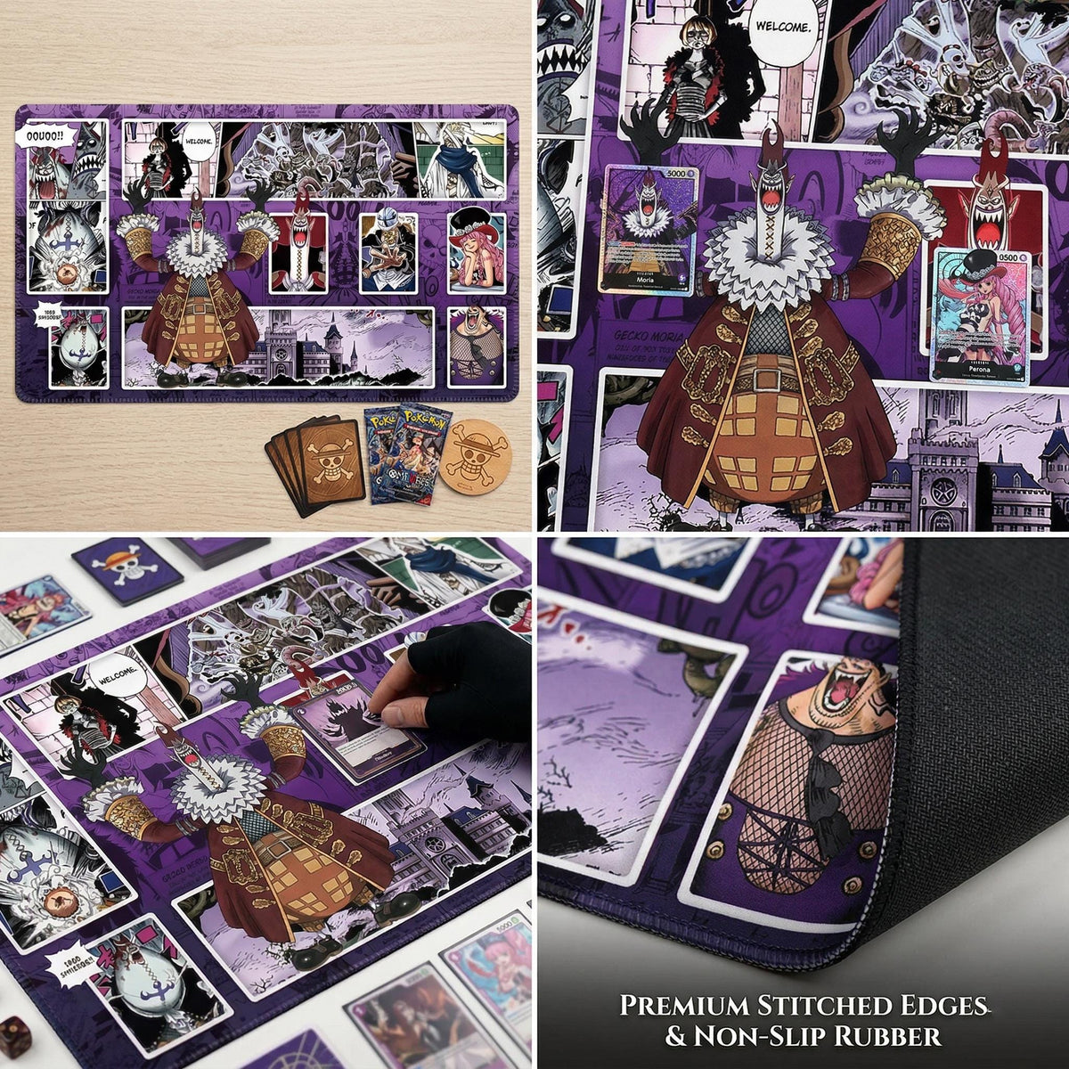 Gecko Moria & Thriller Bark Crew Playmat