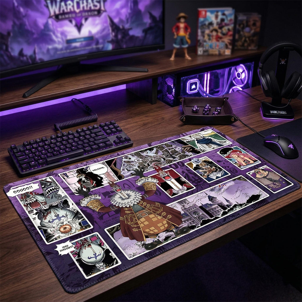 Gecko Moria & Thriller Bark Crew Playmat