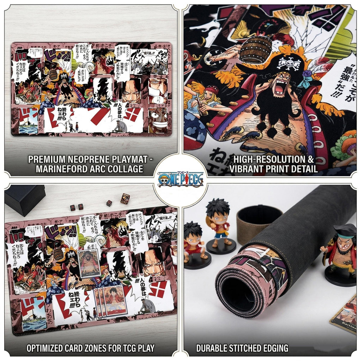 Blackbeard Marshall D. Teach One Piece Playmat II