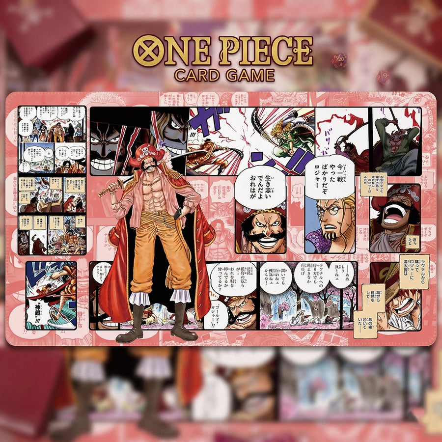 Gol D. Roger Pirate King One Piece Playmat