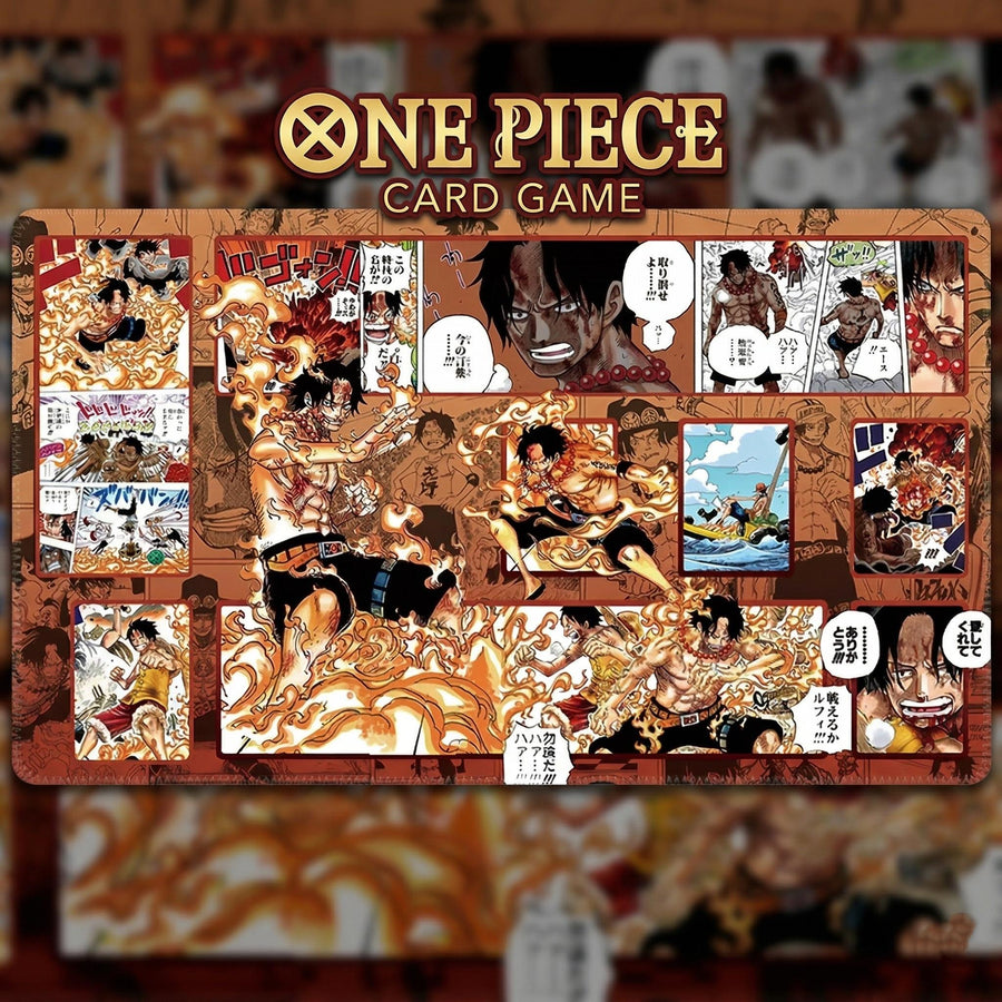 Portgas D. Ace Manga Panel One Piece Playmat