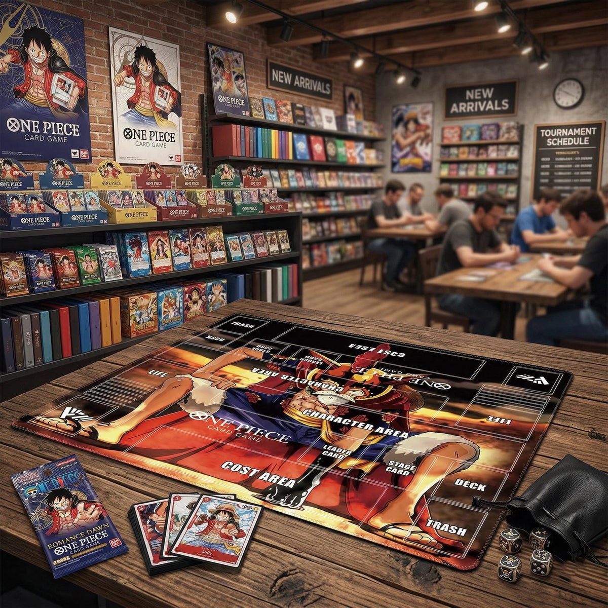 Dressrosa Ruffy One Piece Spielmatte für zwei Spieler
