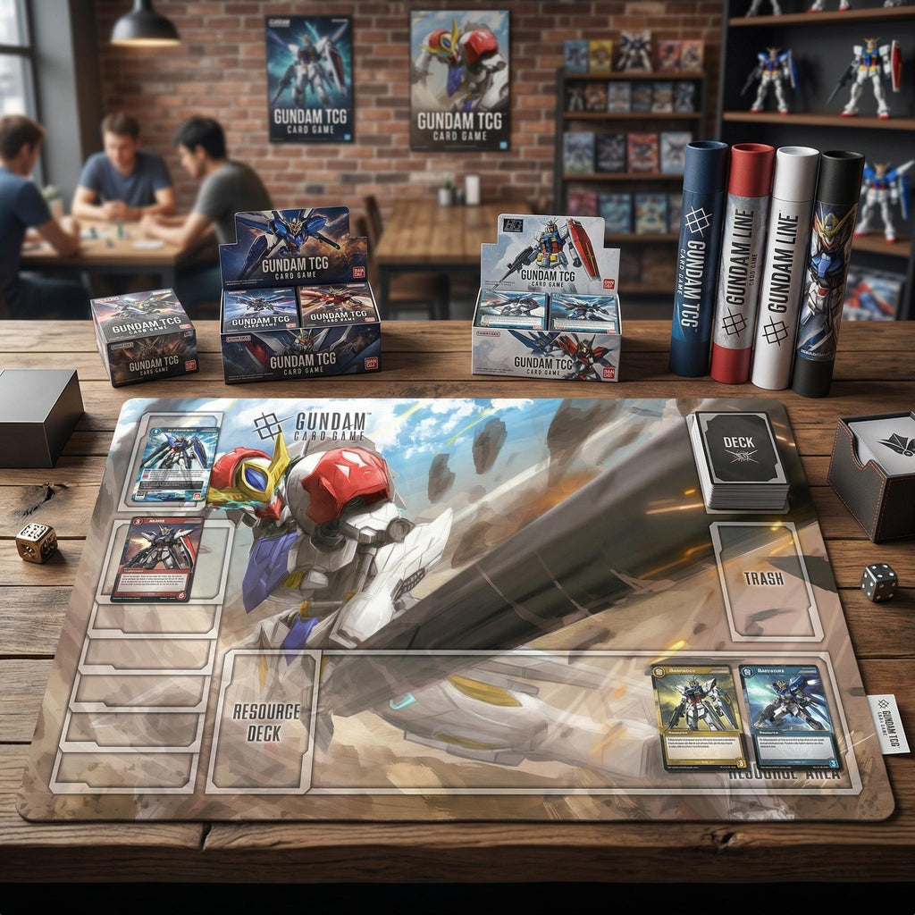 SW-G-08 Gundam Barbatos Lupus Rex Playmat - Gundam Card Game - 24" x 14" inches (600 x 350 mm) - Trading Card Game