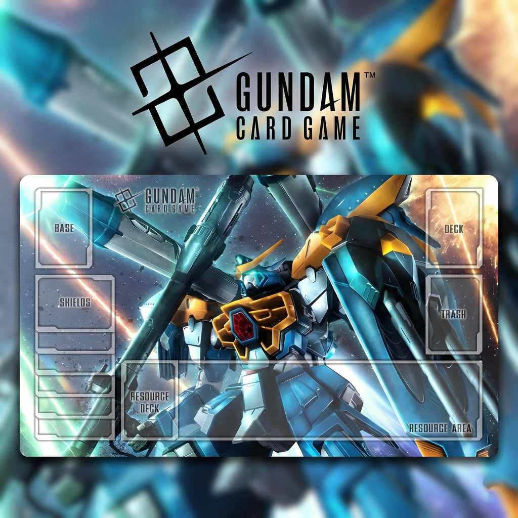 Gundam Helios Playmat - Gundam Card Game - 24" x 14" inches (600 x 350 mm) - Trading Card Game