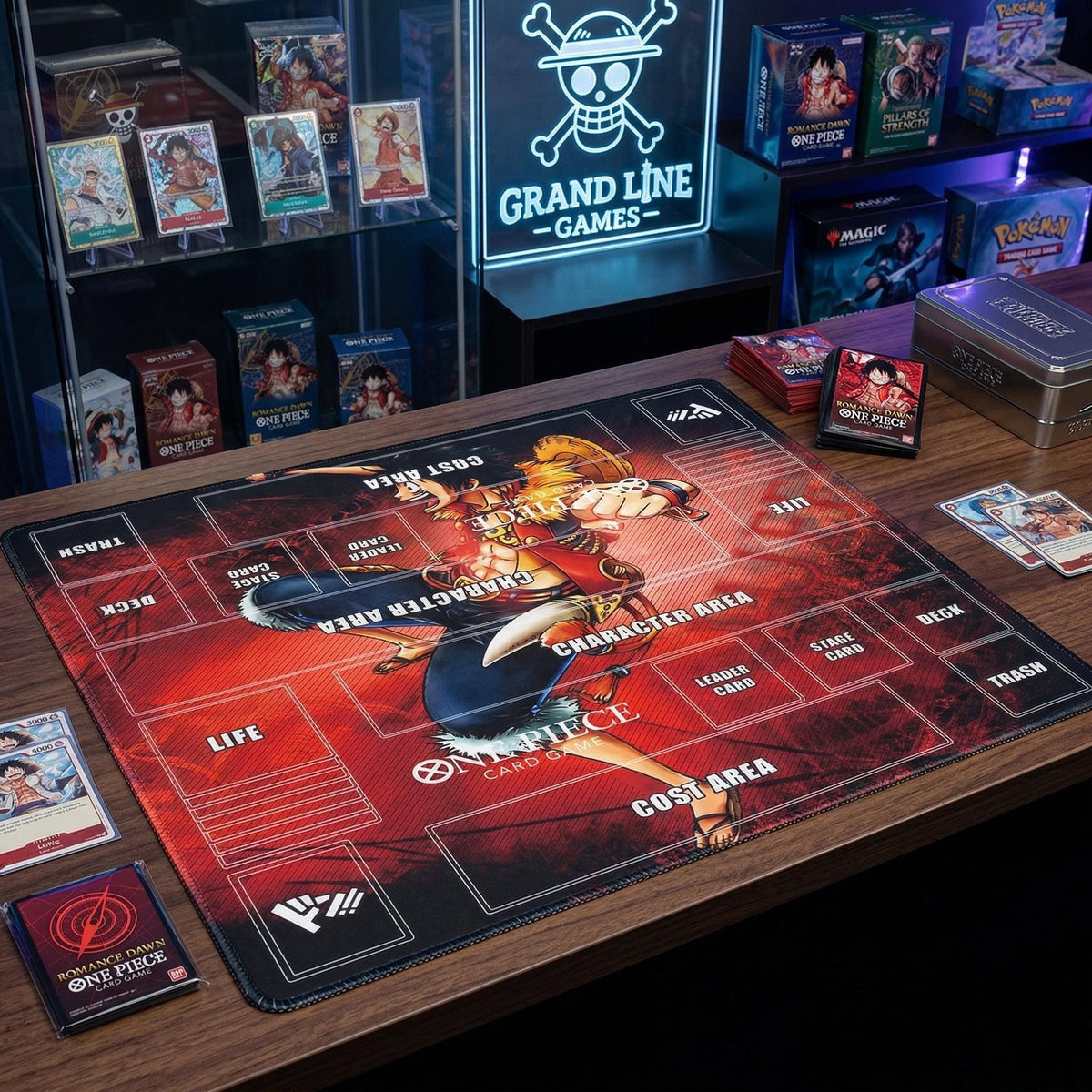 Monkey D. Luffy Red Two-Player Playmat